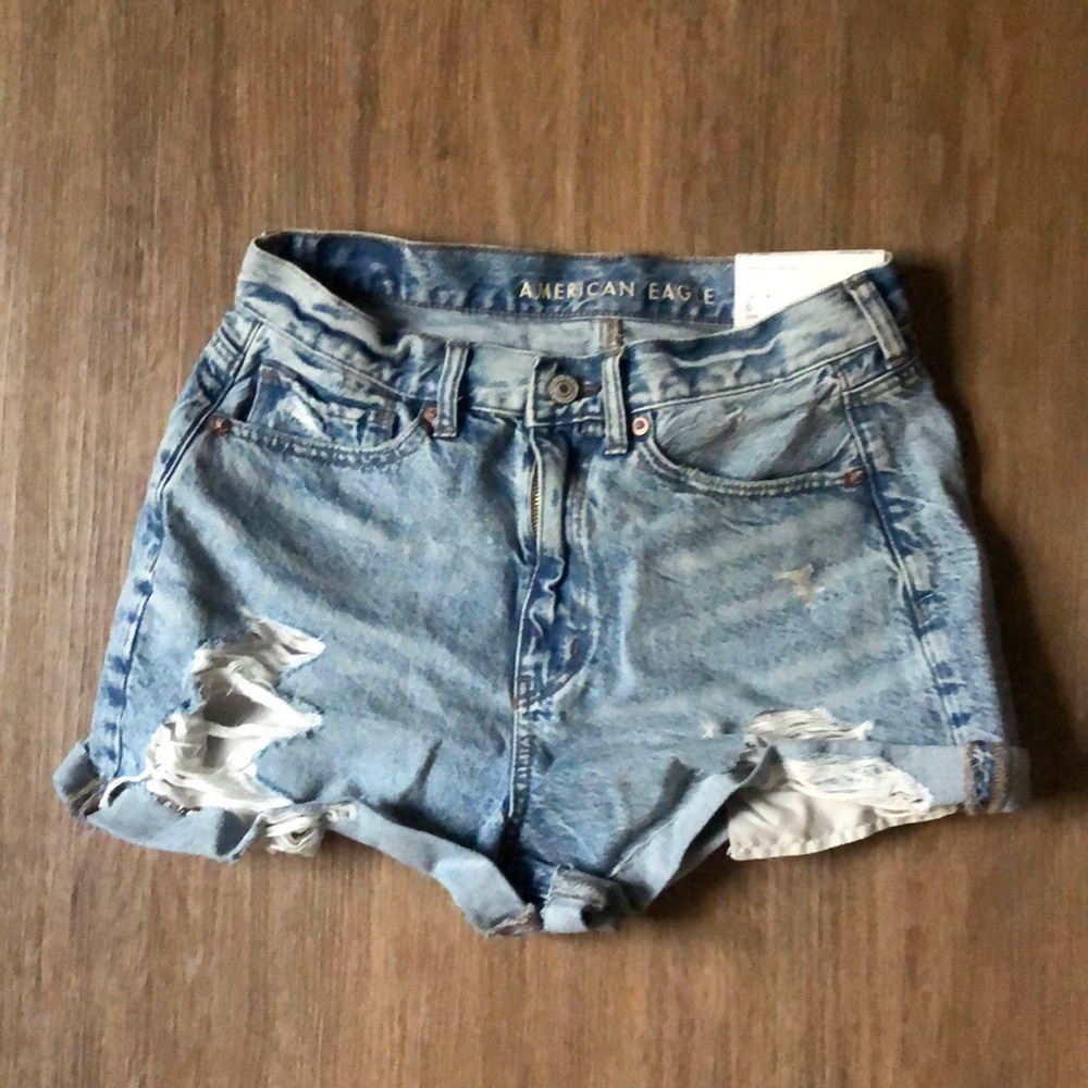Denim Mom Short